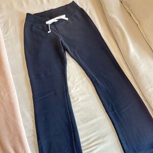Hollister Bootcut Sweatpants, size small, Navy Blue